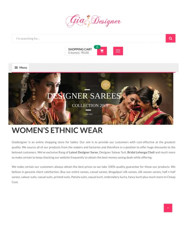 Latest Designer Dresses Online in India