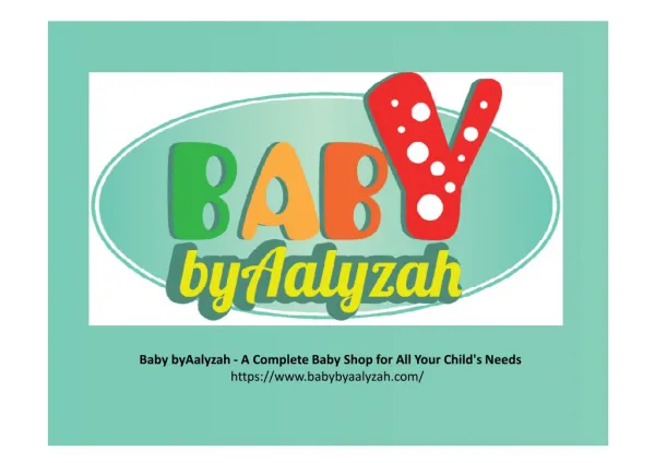 Baby ByAalyzah Baby Shop Online