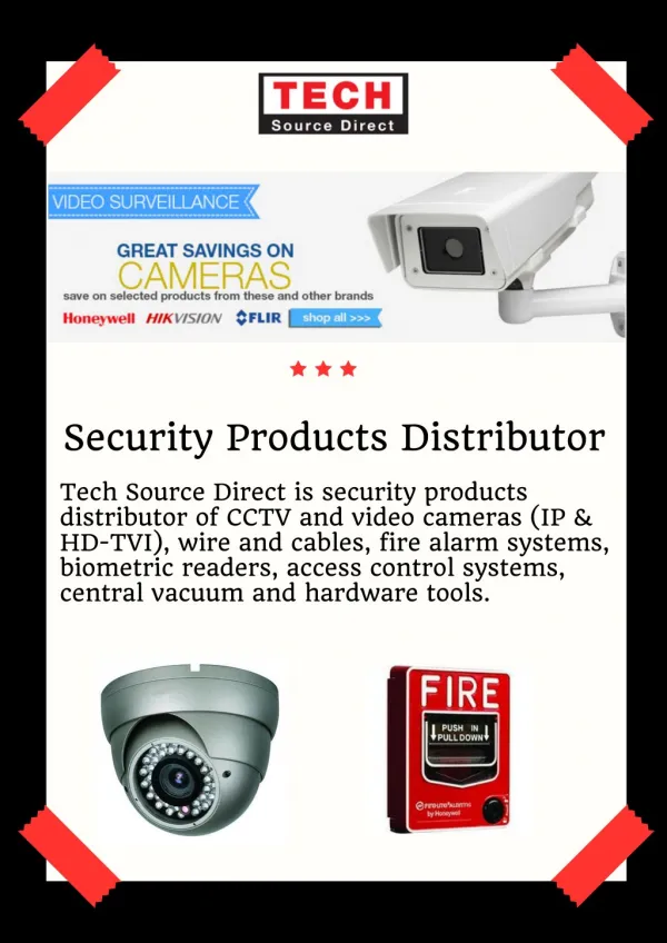 Security Products Distributor