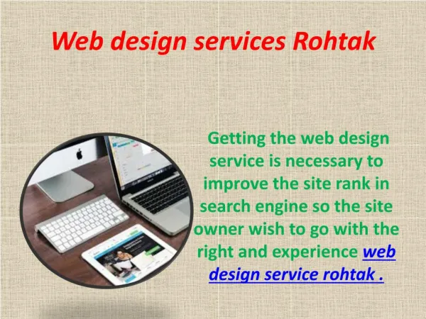 Web design services rohtak