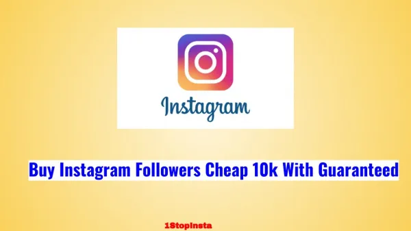 Buy Instagram Followers Cheap 10k Real