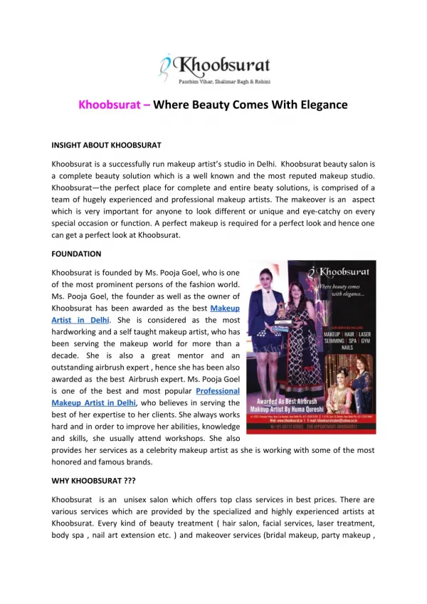 Khoobsurat – Where Beauty Comes With Elegance