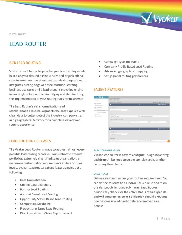 B2B Lead Routing