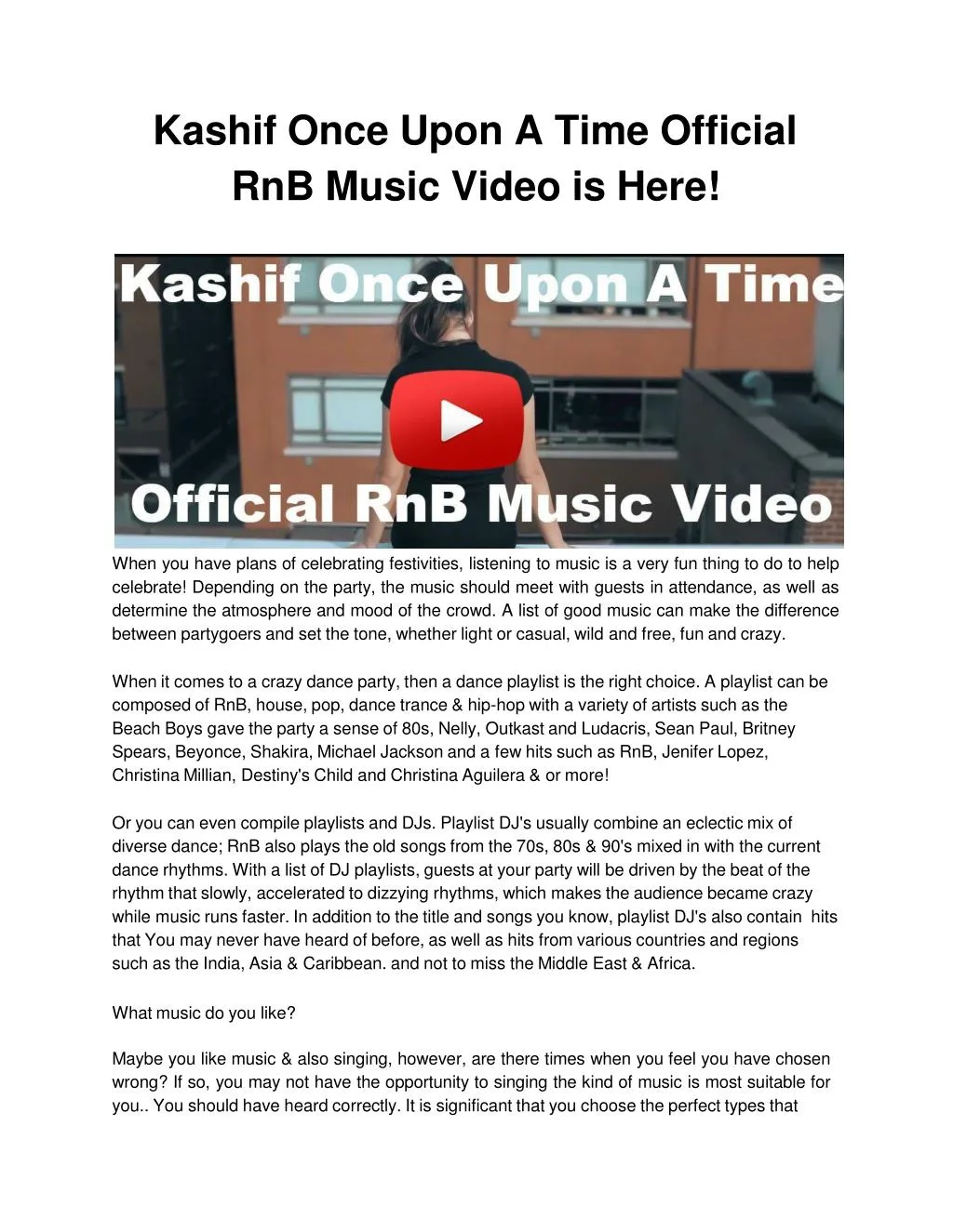 kashif once upon a time official rnb music video is here