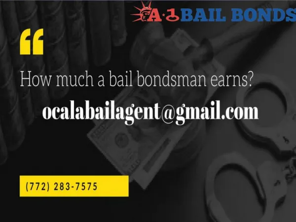 How much a bail bondsman earns?