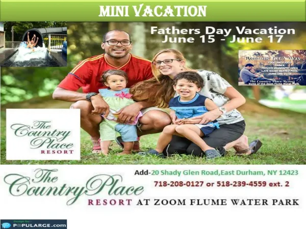 Have an enthralling Mini Vacation at Zoom Flume Water Park