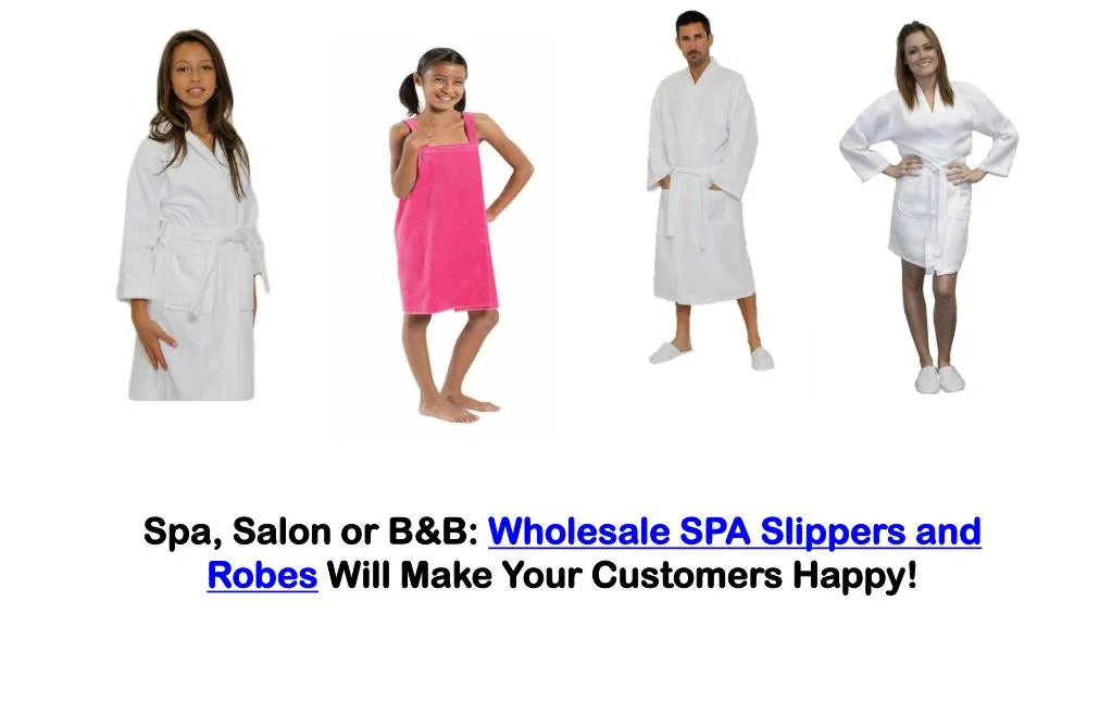 spa salon or b b wholesale spa slippers and robes