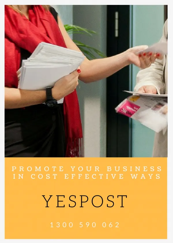 Promote Your Business with Yespost