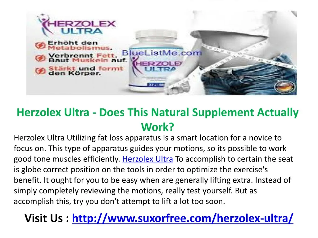 herzolex ultra does this natural supplement