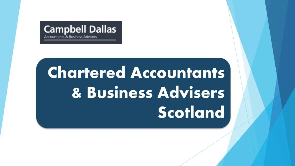 chartered accountants business advisers scotland
