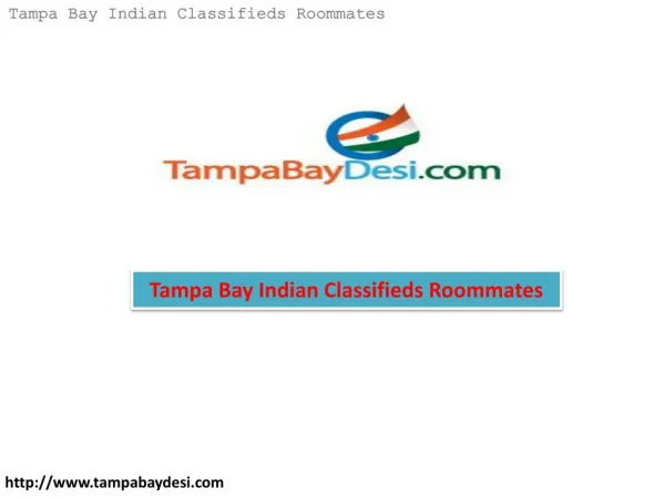 TampaBayDesi – Tampa Bay Indian Classified Roommates