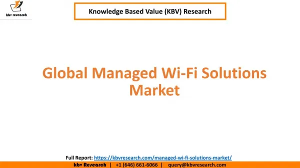 Managed Wi-Fi Solutions Market Size and Share