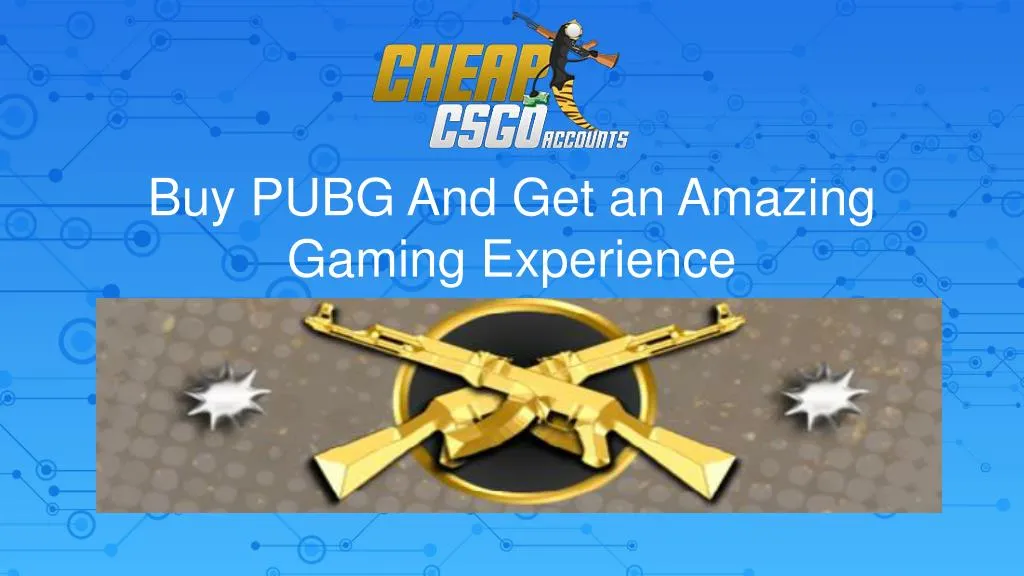 buy pubg and get an amazing gaming experience