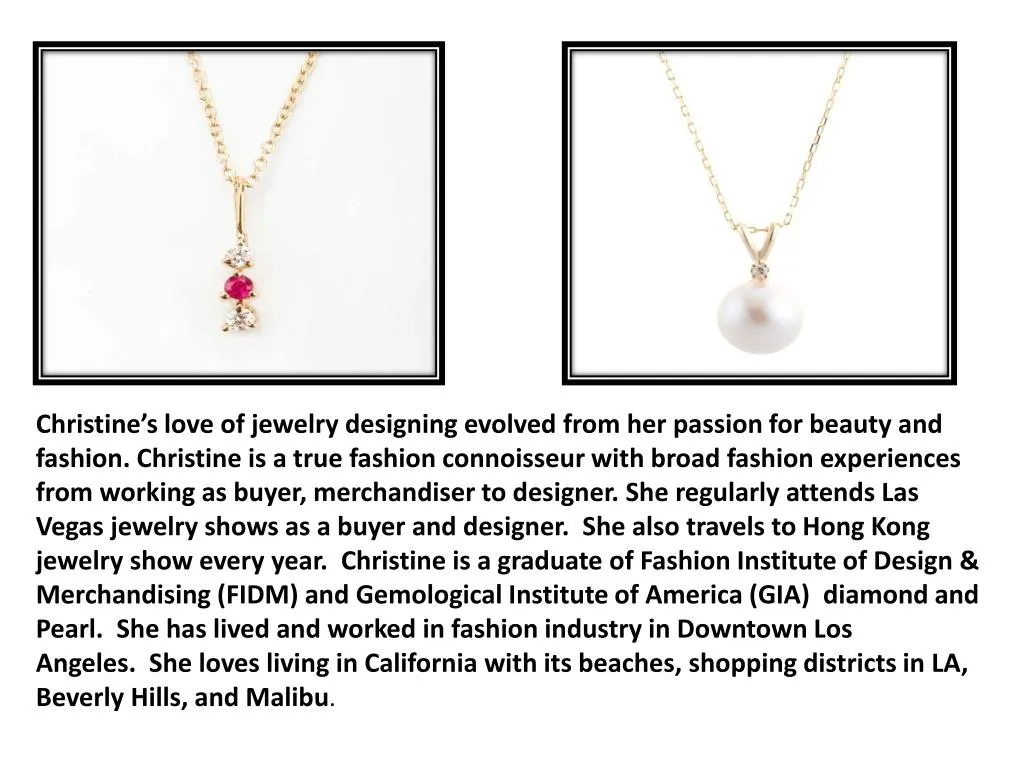 christine s love of jewelry designing evolved