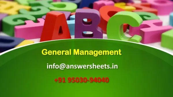 general management info@answersheets in 91 95030 94040