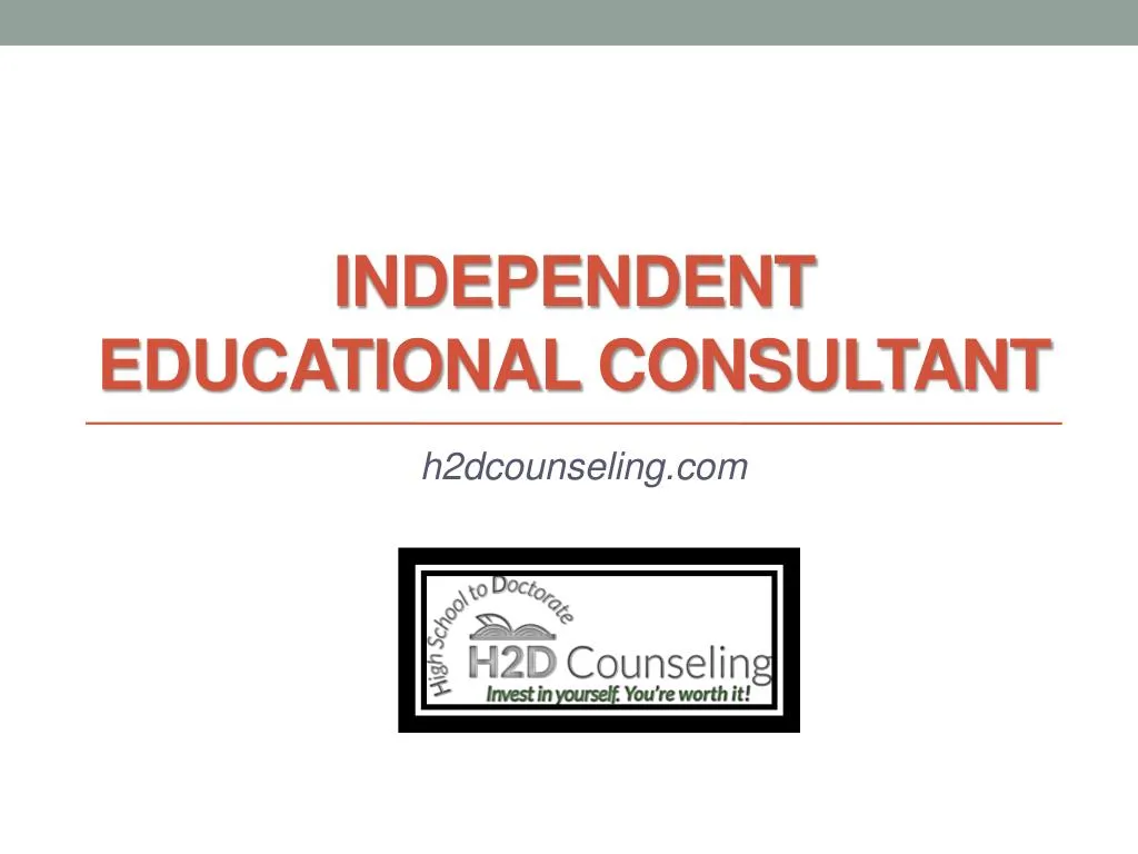 independent educational consultant