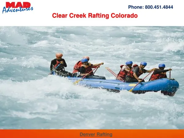 Clear Creek Rafting