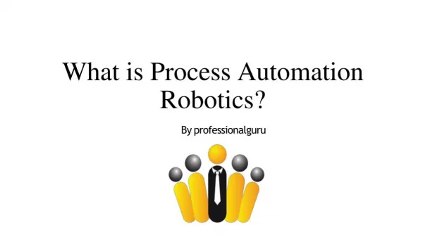 Introduction to RPA
