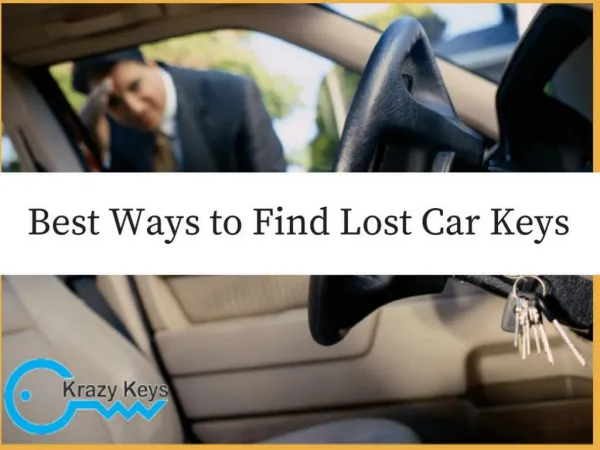Best Way to Handle Car Key Problems - Krazy Keys