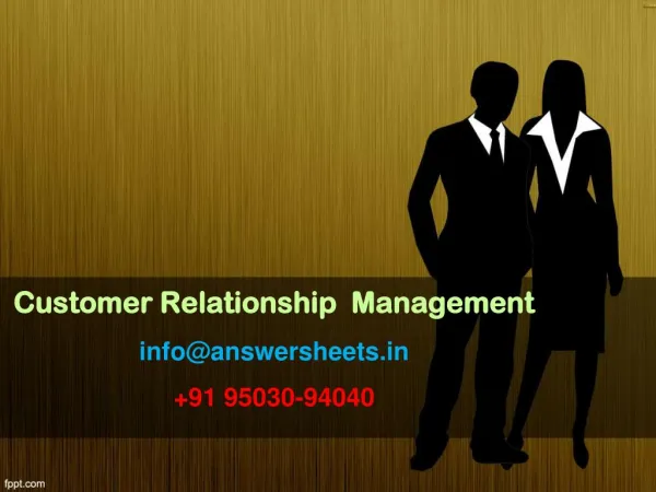 customer relationship management info@answersheets in 91 95030 94040