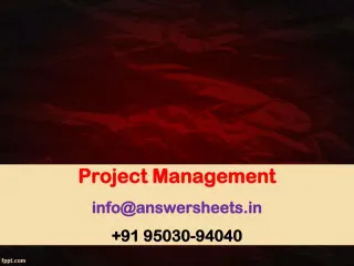 Define Project. What are the five characteristics that help differentiate projects from other functions carried out in t - slide 1