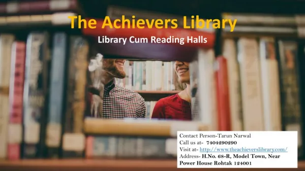 Nearby library in rohtak-The Achievers Library