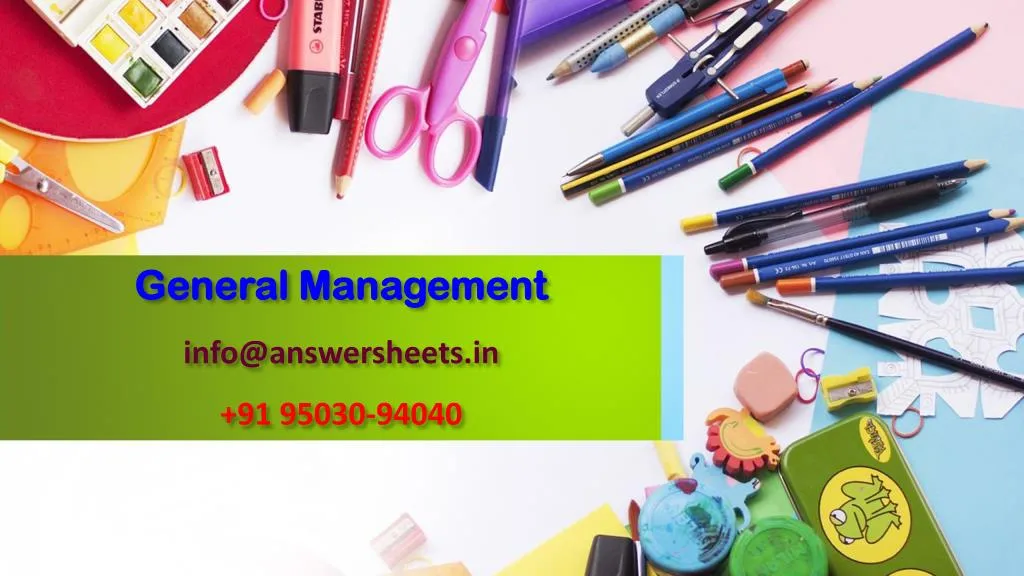 general management info@answersheets in 91 95030 94040