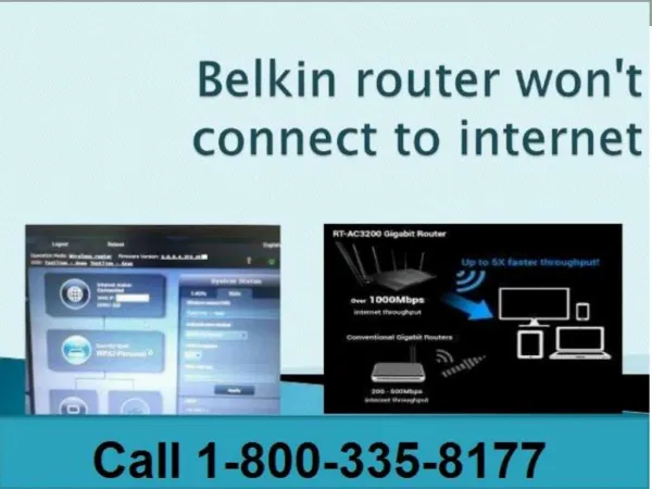 Call 18002046959 Belkin Router Connect But No Internet Access