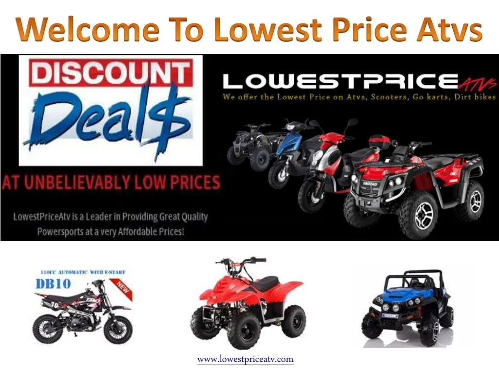 welcome to lowest price atvs