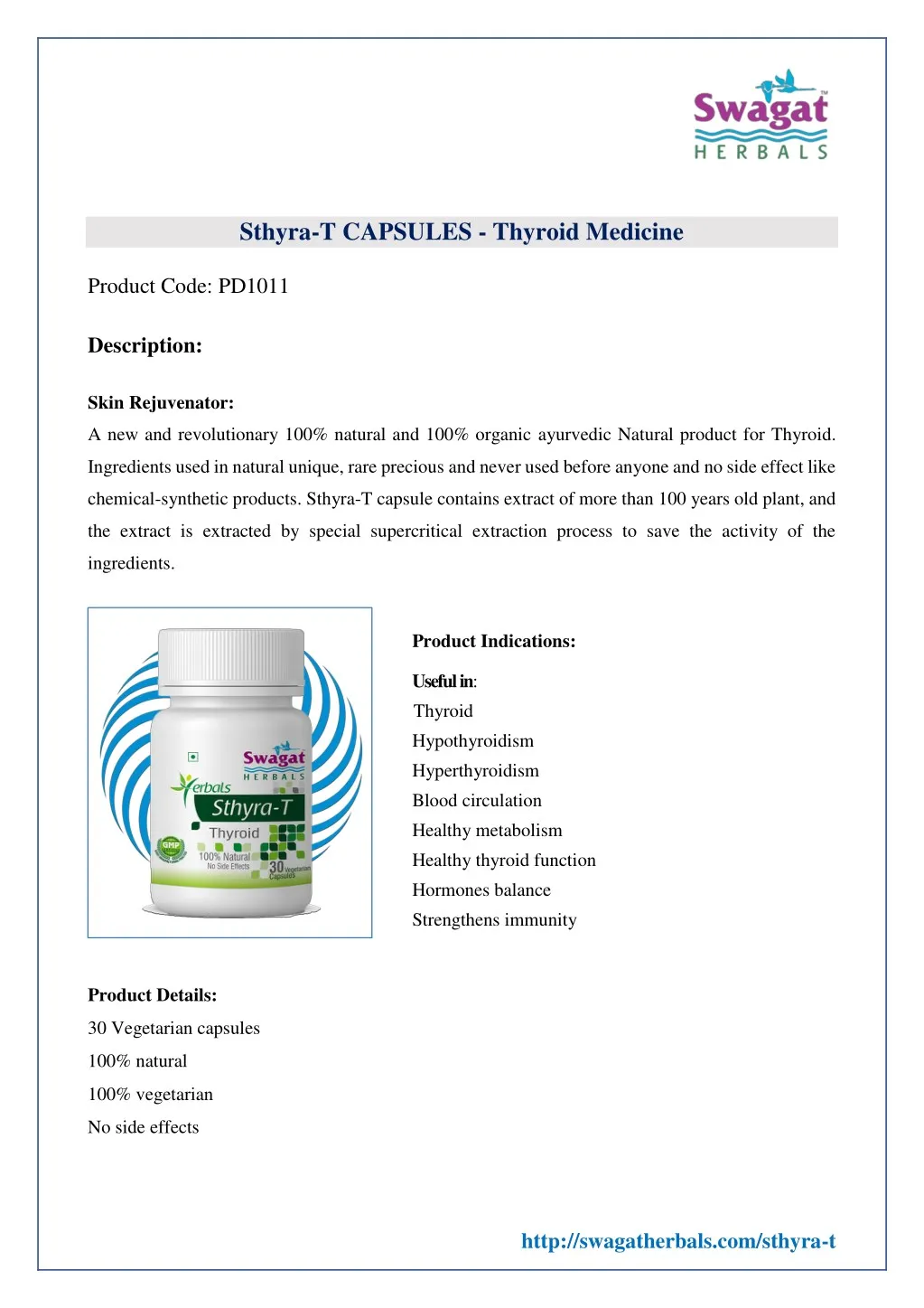sthyra t capsules thyroid medicine