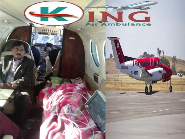 Dibrugarh to Delhi Air Ambulance Service –King Air Ambulance