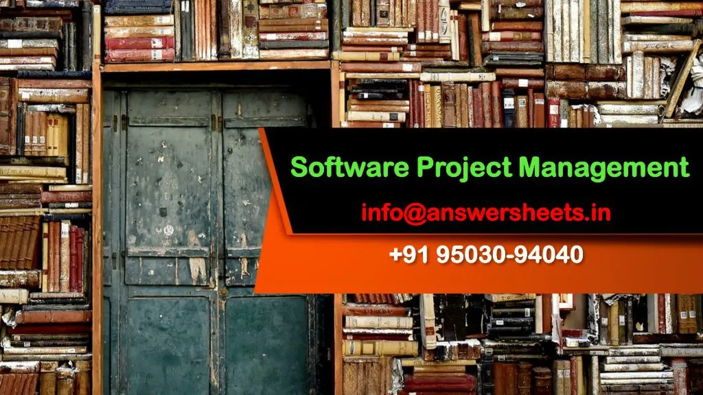 software project management info@answersheets in 91 95030 94040