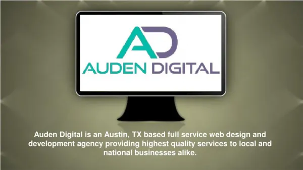 Web Development Austin Texas by Auden Digital