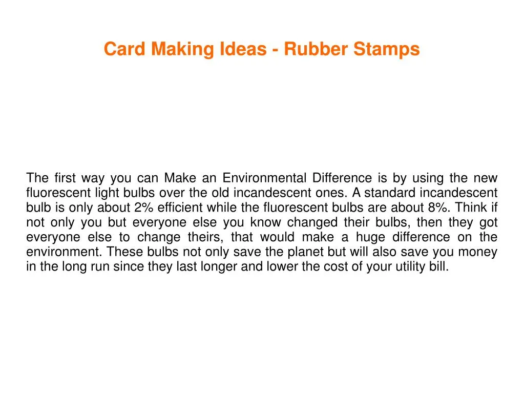 card making ideas rubber stamps