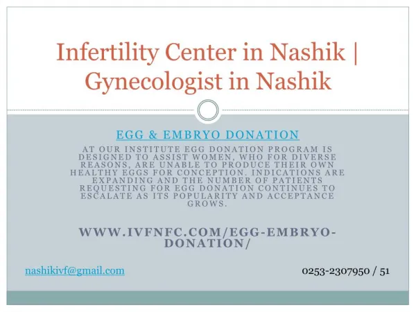 infertility center in nashik | gynecologist in nashik