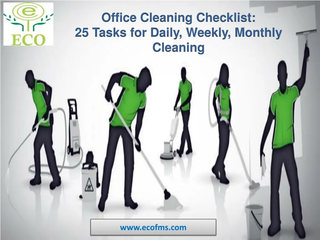 office cleaning checklist 25 tasks for daily