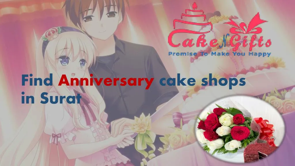 find anniversary cake shops in surat