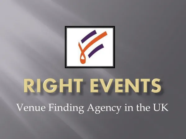 Right Events â€“ Top Venue Finding Agency in the UK