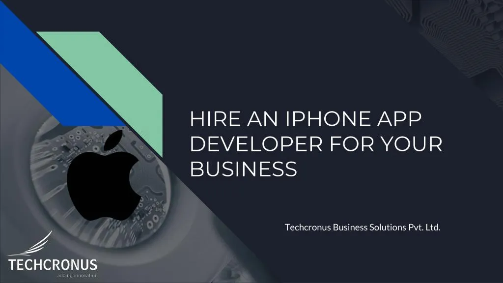 hire an iphone app developer for your business