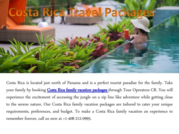 Costa Rica Travel Packages