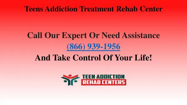 Teens Addiction Treatment Center