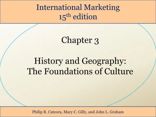International Marketing chapter 3