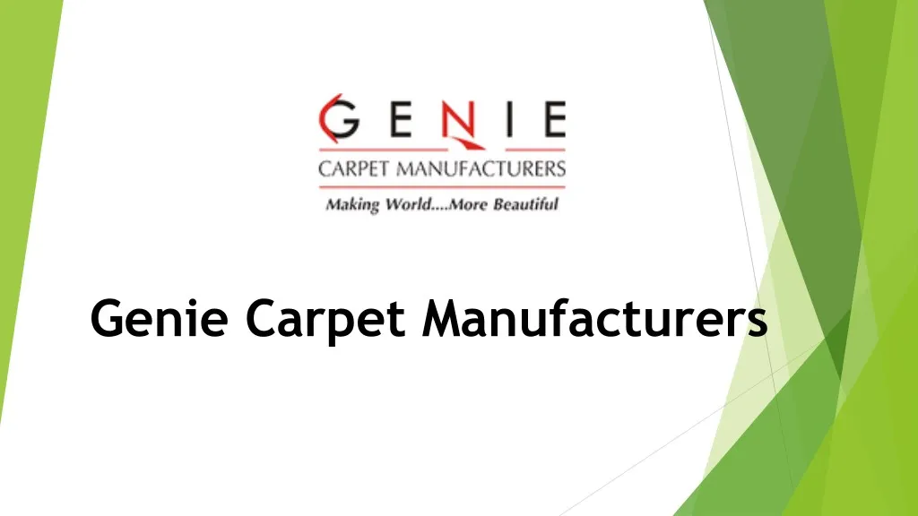 genie carpet manufacturers