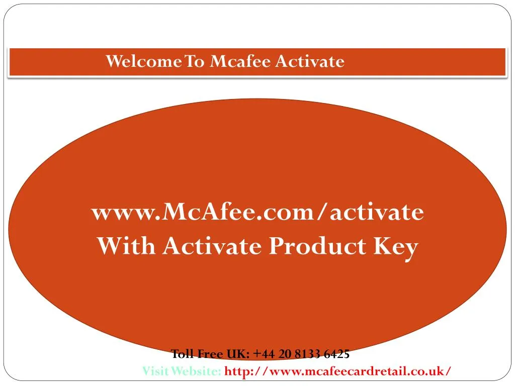 welcome to mcafee activate