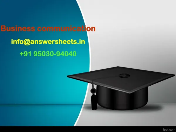 business communication info@answersheets in 91 95030 94040