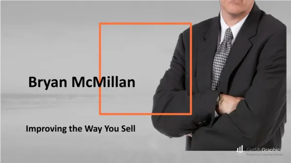 Bryan McMillan: Improve your Sales