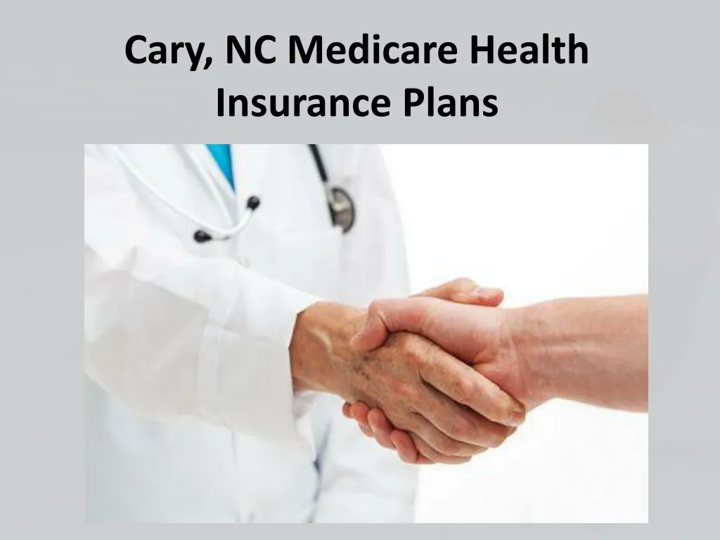 cary nc medicare health insurance plans