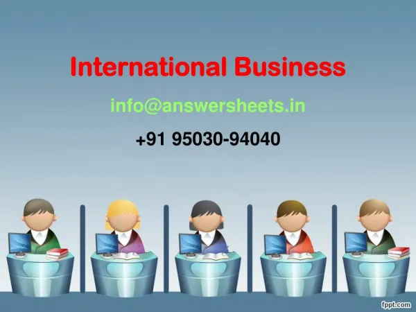 international business info@answersheets in 91 95030 94040