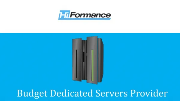 Managed Dedicated Servers