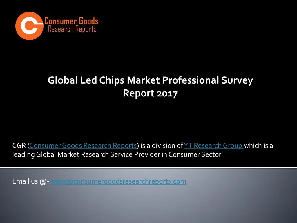 global led chips market professional survey